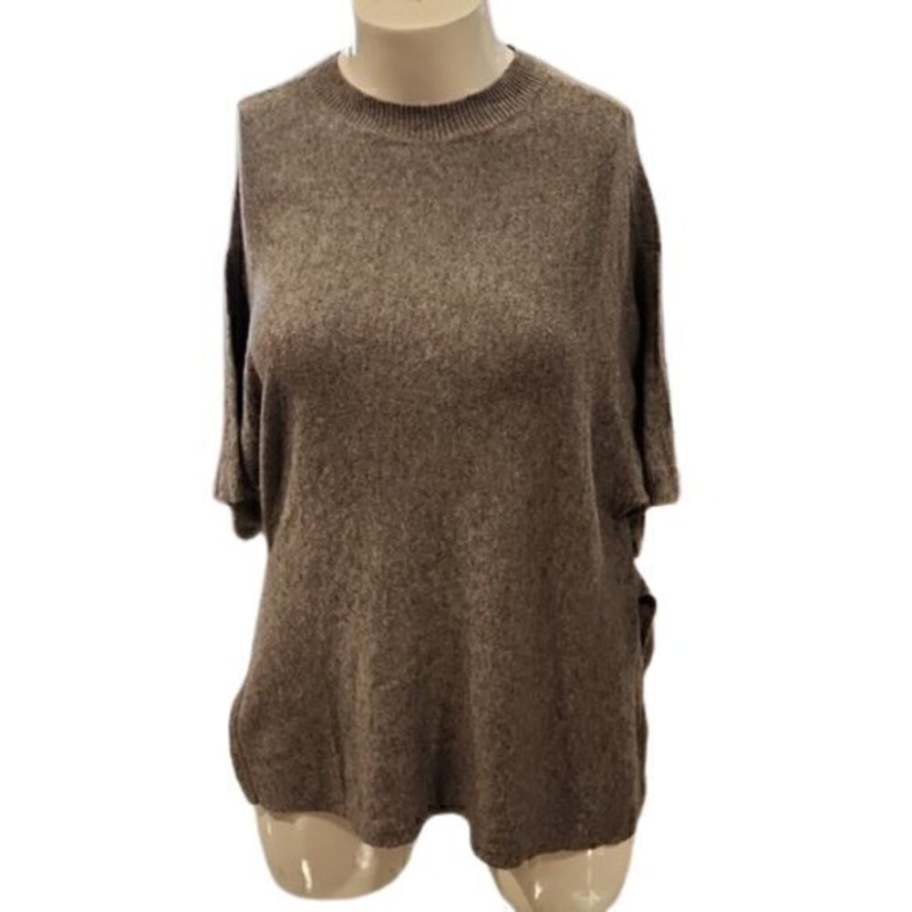 [Nordstrom - 14th & Union] Gray Crew Neck Tunic Sweater -Size M